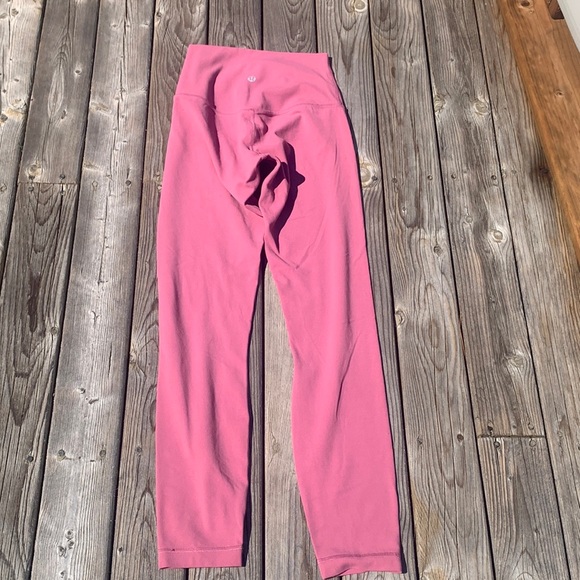 Align 25 inch leggings, size 2 in Moss Pink - Picture 2 of 4
